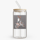 Банка с бамбуковой крышкой