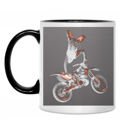 Кружка с принтом Мотофристайл