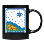 Кружка цветная UV-DTF