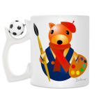 Кружка с футбольным мячиком