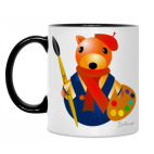 Кружка двухцветная