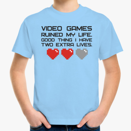 Детская футболка TWO EXTRA LIVES