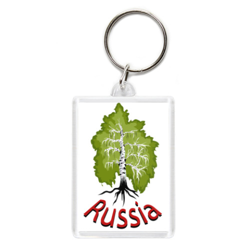 Брелок с принтом  Россия