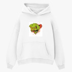 Толстовка худи оверсайз