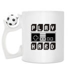 Кружка с футбольным мячиком