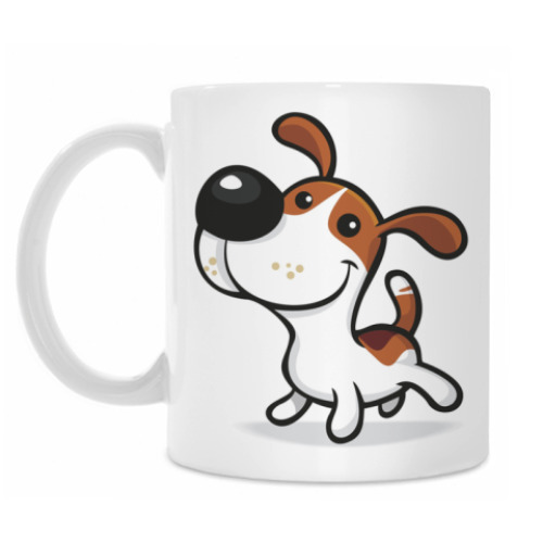 Кружка с принтом Собака