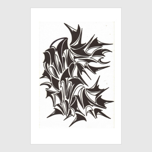 Постер с принтом "Кристаллы"