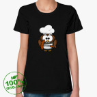 Женская футболка органик