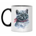 Кружка двухцветная