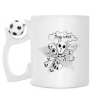 Кружка с футбольным мячиком