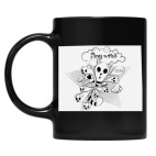 Кружка цветная UV-DTF