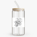 Банка с бамбуковой крышкой