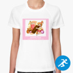 Женская спортивная футболка