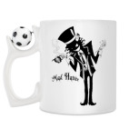 Кружка с футбольным мячиком
