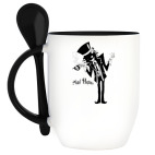 Кружка с ложкой