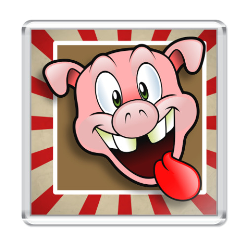 Магнит Funny Piggy