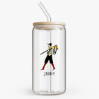 Банка с бамбуковой крышкой