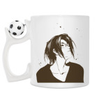 Кружка с футбольным мячиком