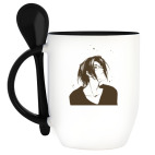 Кружка с ложкой