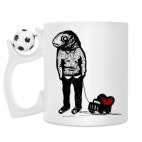 Кружка с футбольным мячиком