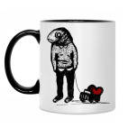 Кружка двухцветная