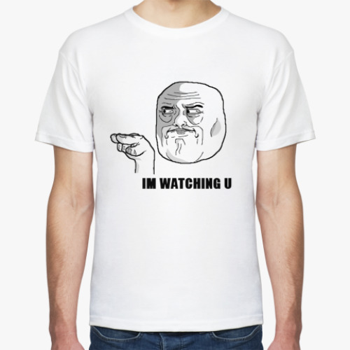 Футболка с принтом I'm Watching U