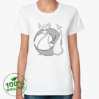 Женская футболка органик