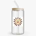 Банка с бамбуковой крышкой