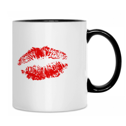 Кружка с принтом Помада