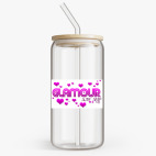 Банка с бамбуковой крышкой