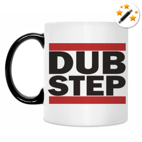 Кружка-хамелеон с принтом DubStep