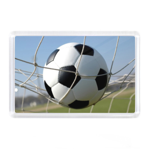 Магнит с принтом Футбольный Мяч