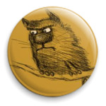 суровый кот на ветке