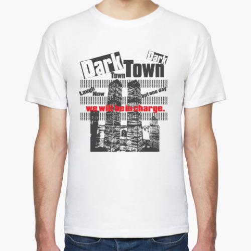 Футболка с принтом 'DarkTown'