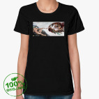 Женская футболка органик