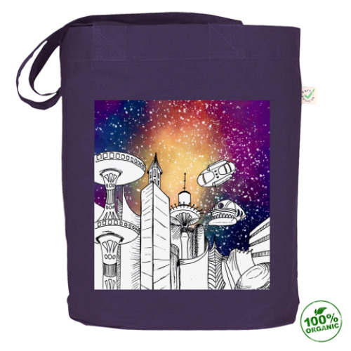 Сумка шоппер Фантастика, будущее