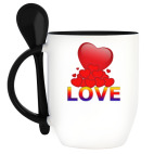 Кружка с ложкой