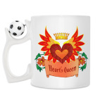 Кружка с футбольным мячиком