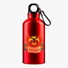 Металлическая бутылка 400 мл UV-DTF