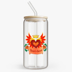 Банка с бамбуковой крышкой