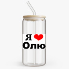 Банка с бамбуковой крышкой