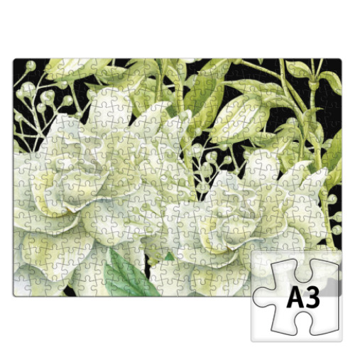 Пазл с принтом Нежный цветок