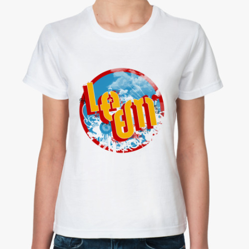 Классическая футболка с принтом LeeM!