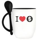 Кружка с ложкой