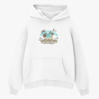 Толстовка худи оверсайз