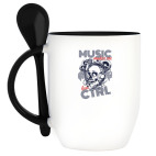 Кружка с ложкой