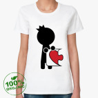 Женская футболка органик