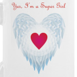 Yes, I'm a Super Girl. Крылья