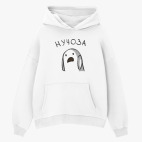 Толстовка худи оверсайз