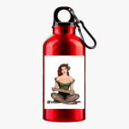 Металлическая бутылка 400 мл UV-DTF